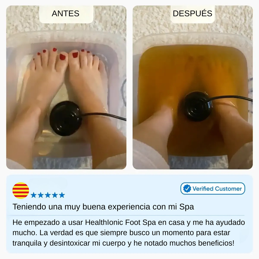 Health Ionic Spa: Foot Spa Iónico Detox en Casa